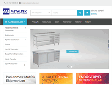 Tablet Screenshot of metaltekmutfak.com